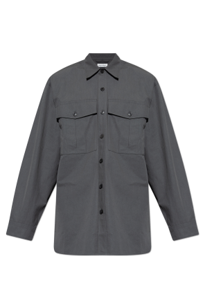 Homme Plissé Issey Miyake Shirt with a decorative collar | Men's